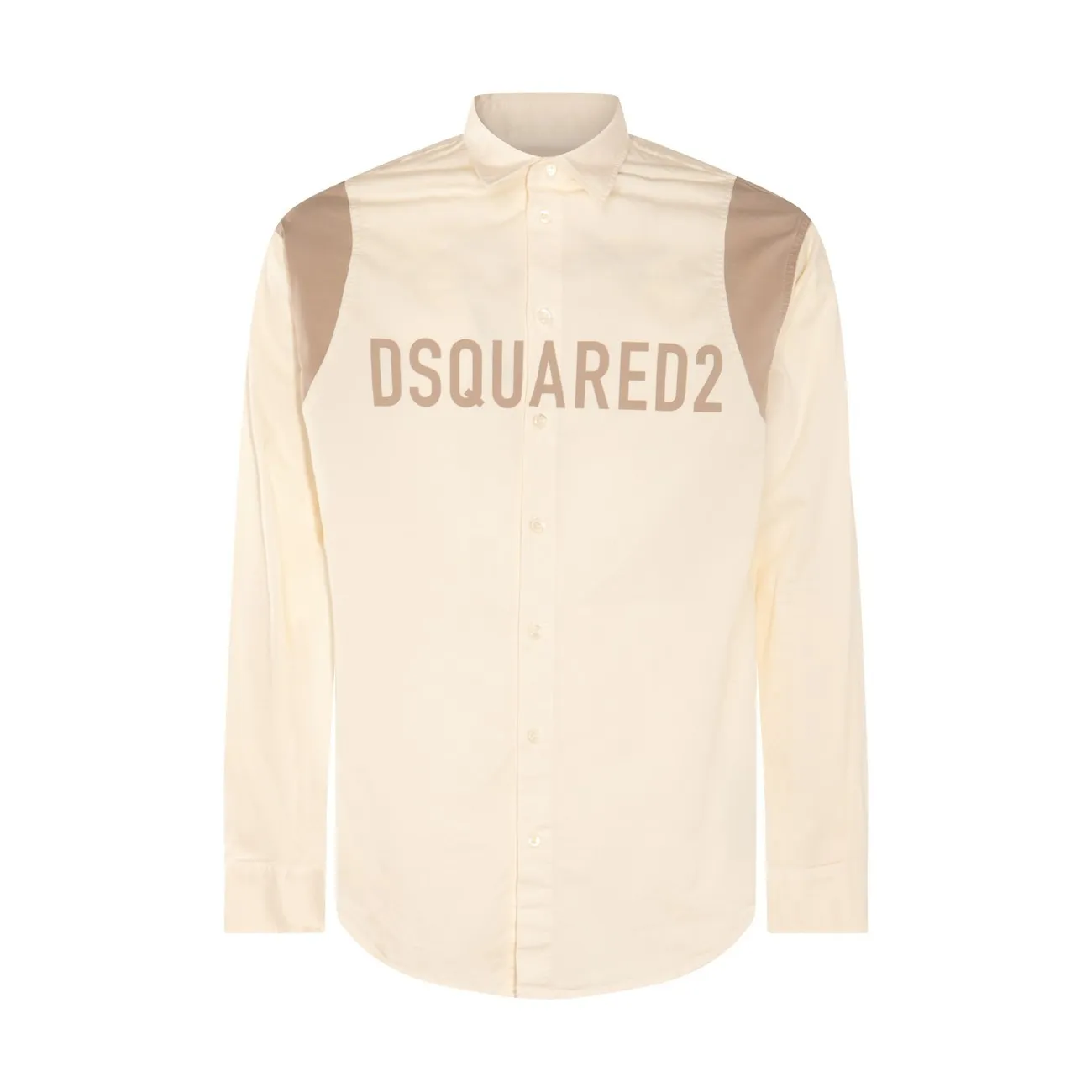 D SQUARED2  |Long Sleeves Cotton Logo Luxury Shirts