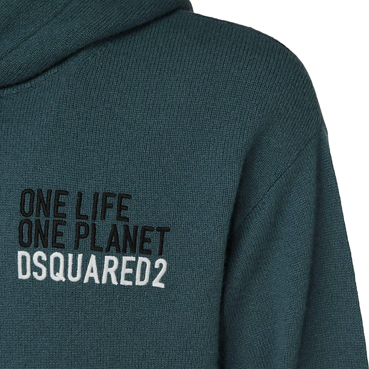 D SQUARED2  |Wool Long Sleeves Logo Luxury Sweatshirts