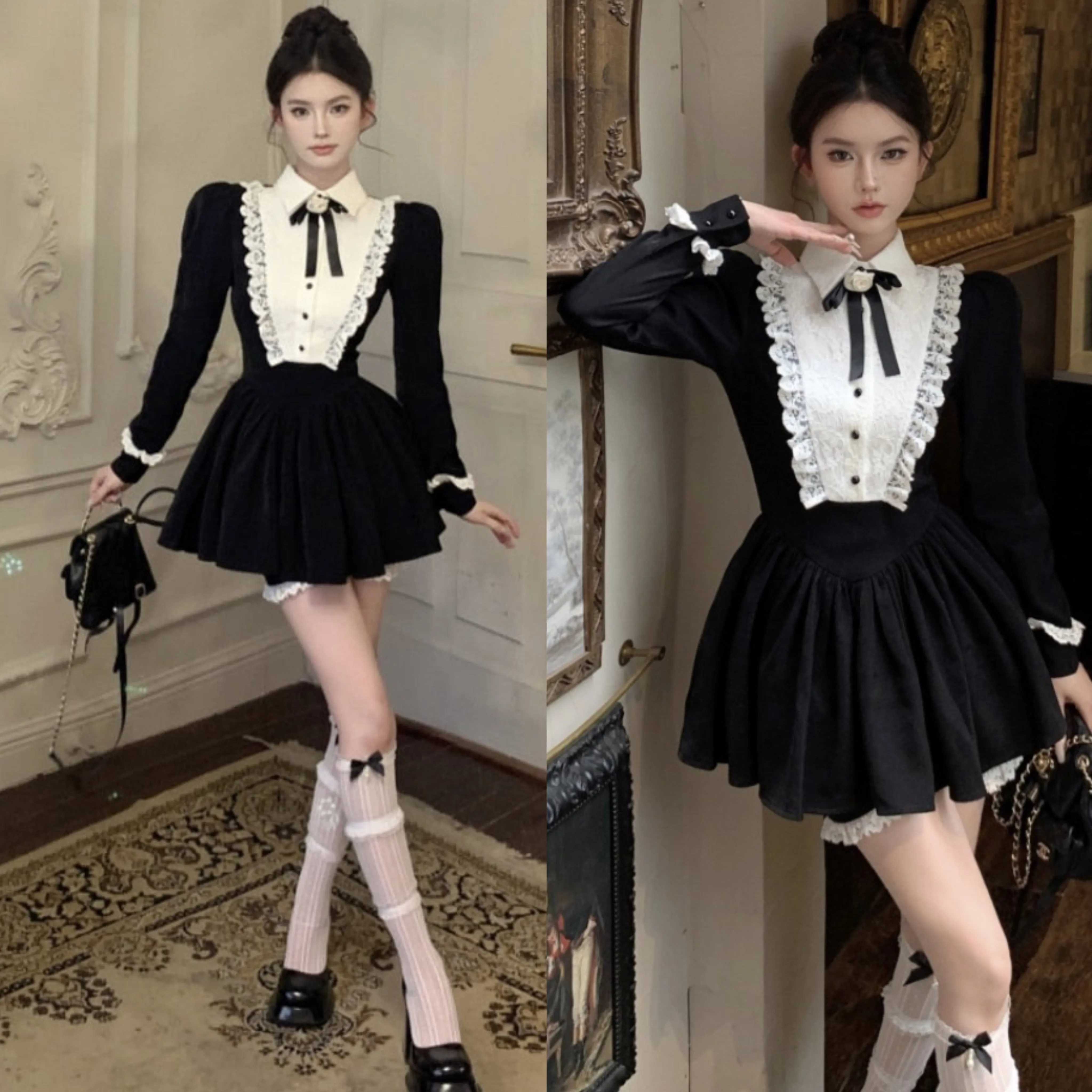 Denisa 2-Piece Dark Lolita Set