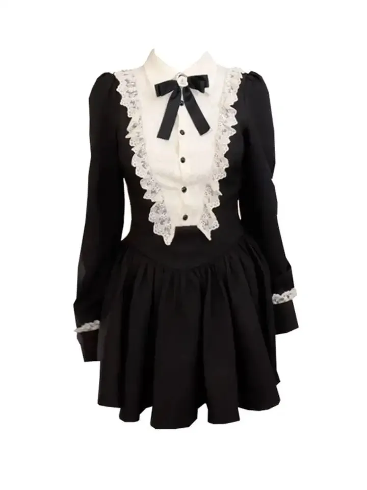 Denisa 2-Piece Dark Lolita Set