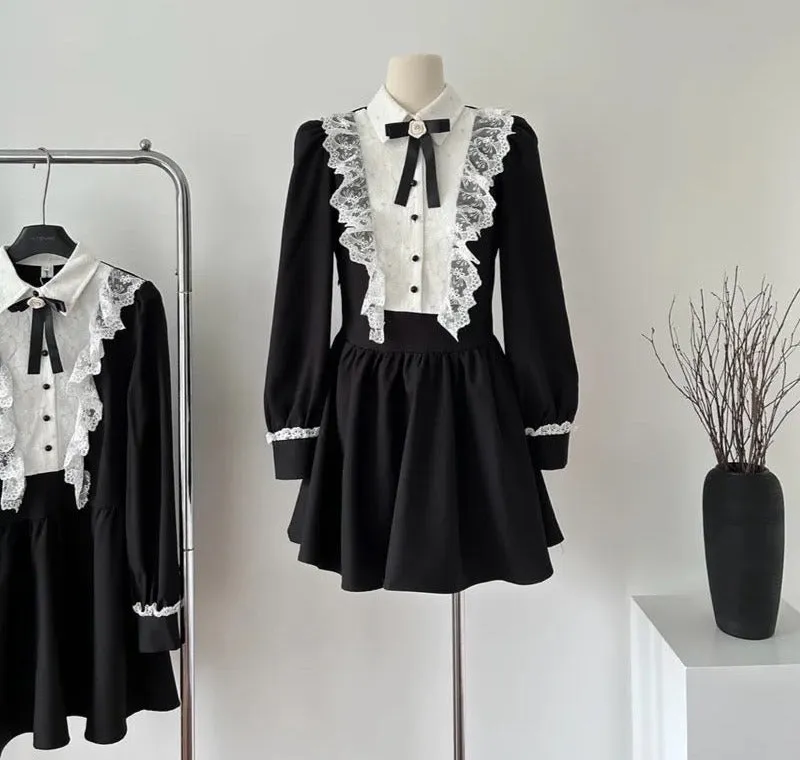 Denisa 2-Piece Dark Lolita Set