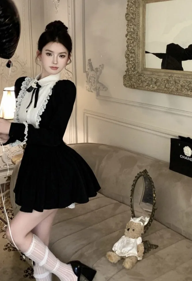 Denisa 2-Piece Dark Lolita Set