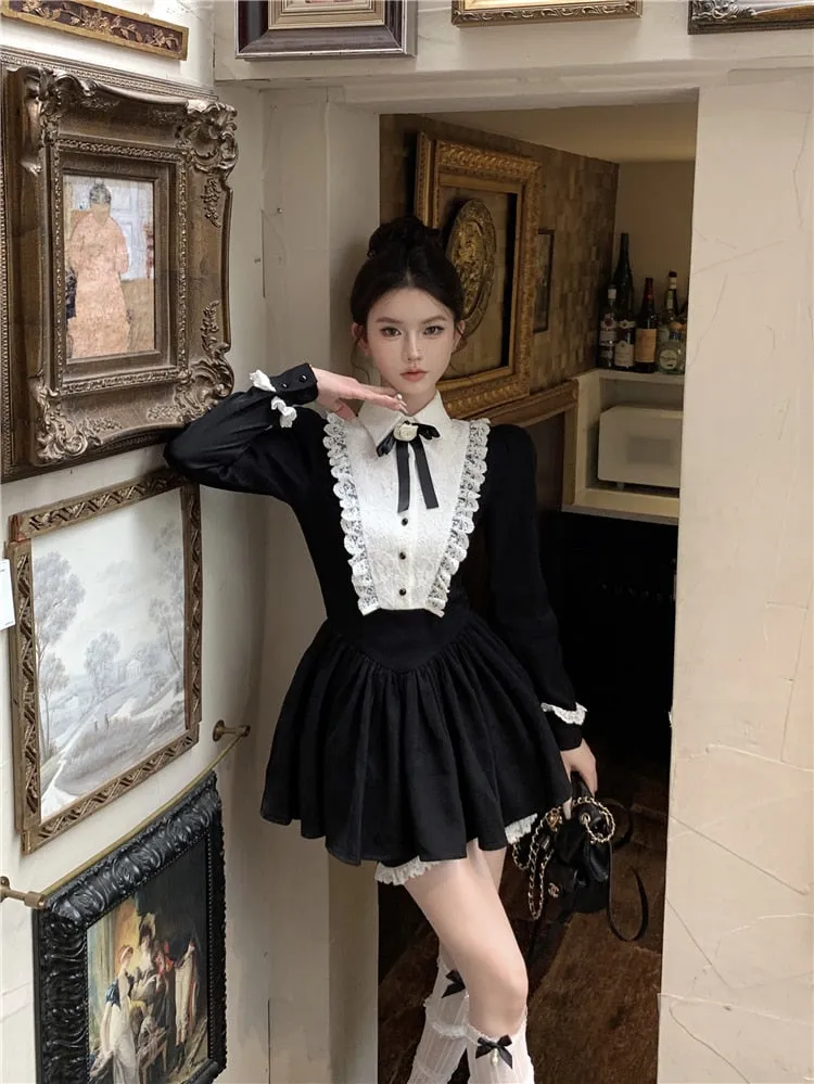 Denisa 2-Piece Dark Lolita Set