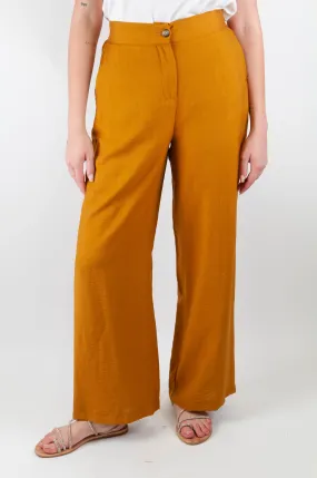 Dixie - Pantalone palazzo con elastico sul retro