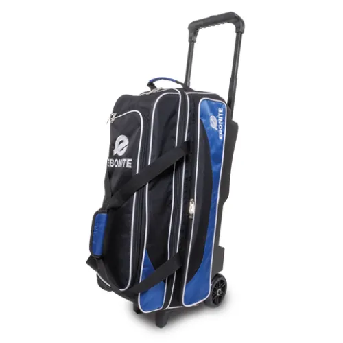 Ebonite Transport 3 Ball Roller Bowling Bag Black