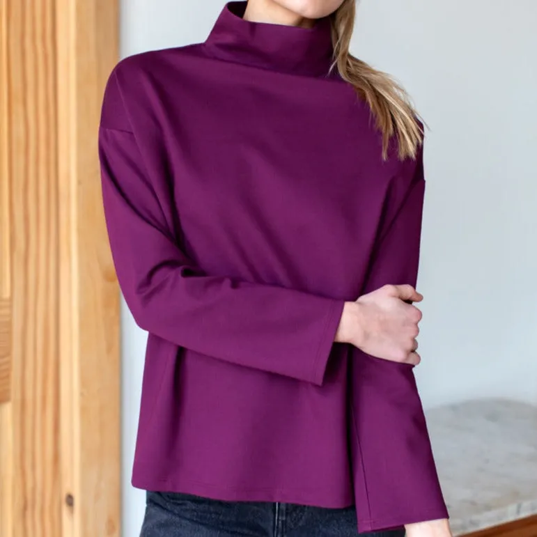 Edie Ponte Top (Merlot)