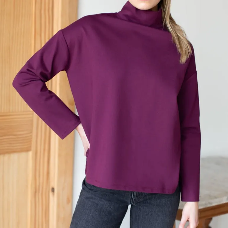 Edie Ponte Top (Merlot)