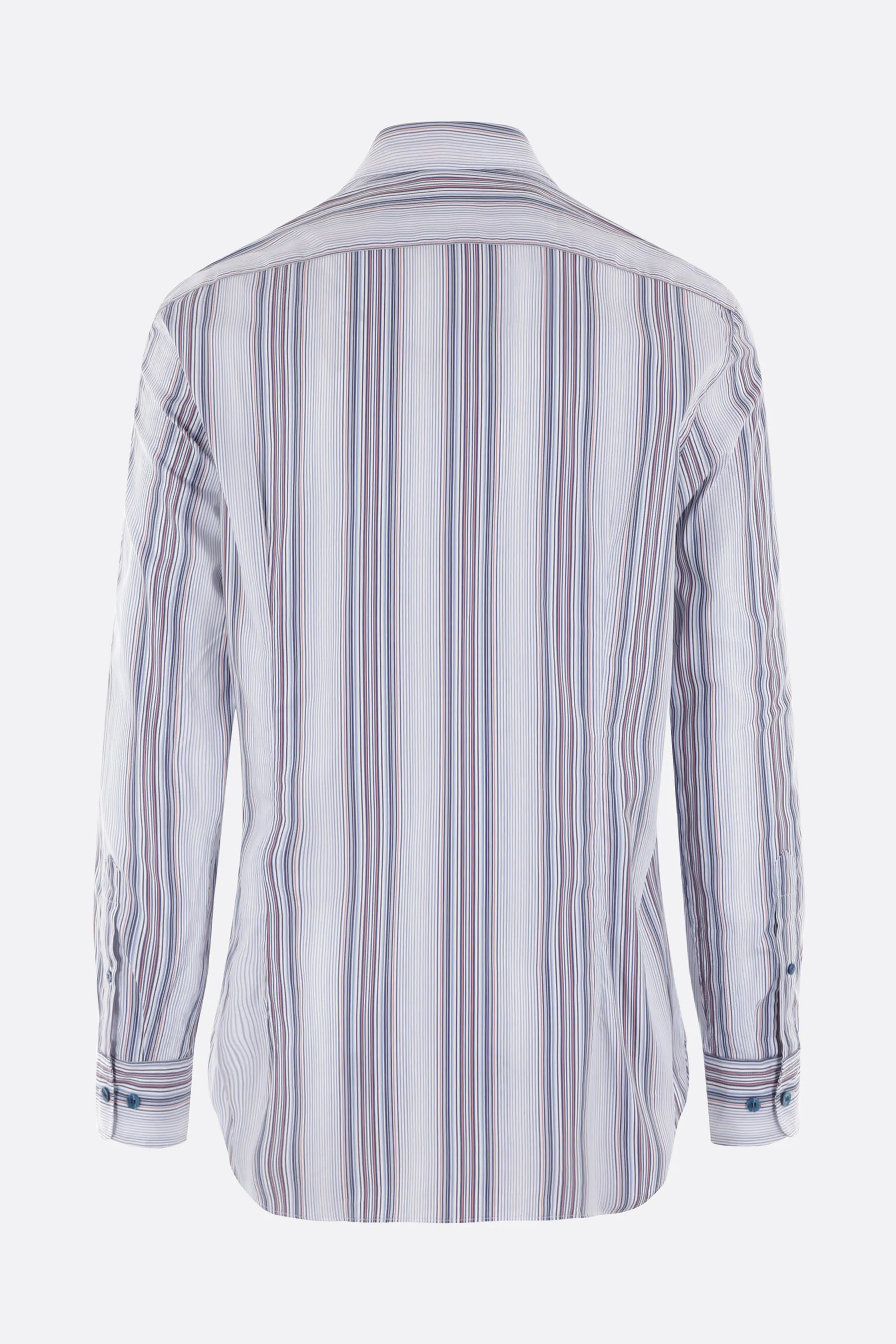 ETRO  |Stripes Paisley Long Sleeves Luxury Shirts