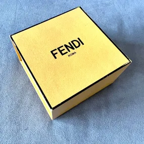 FENDI Yellow Box 4x4x2 inches