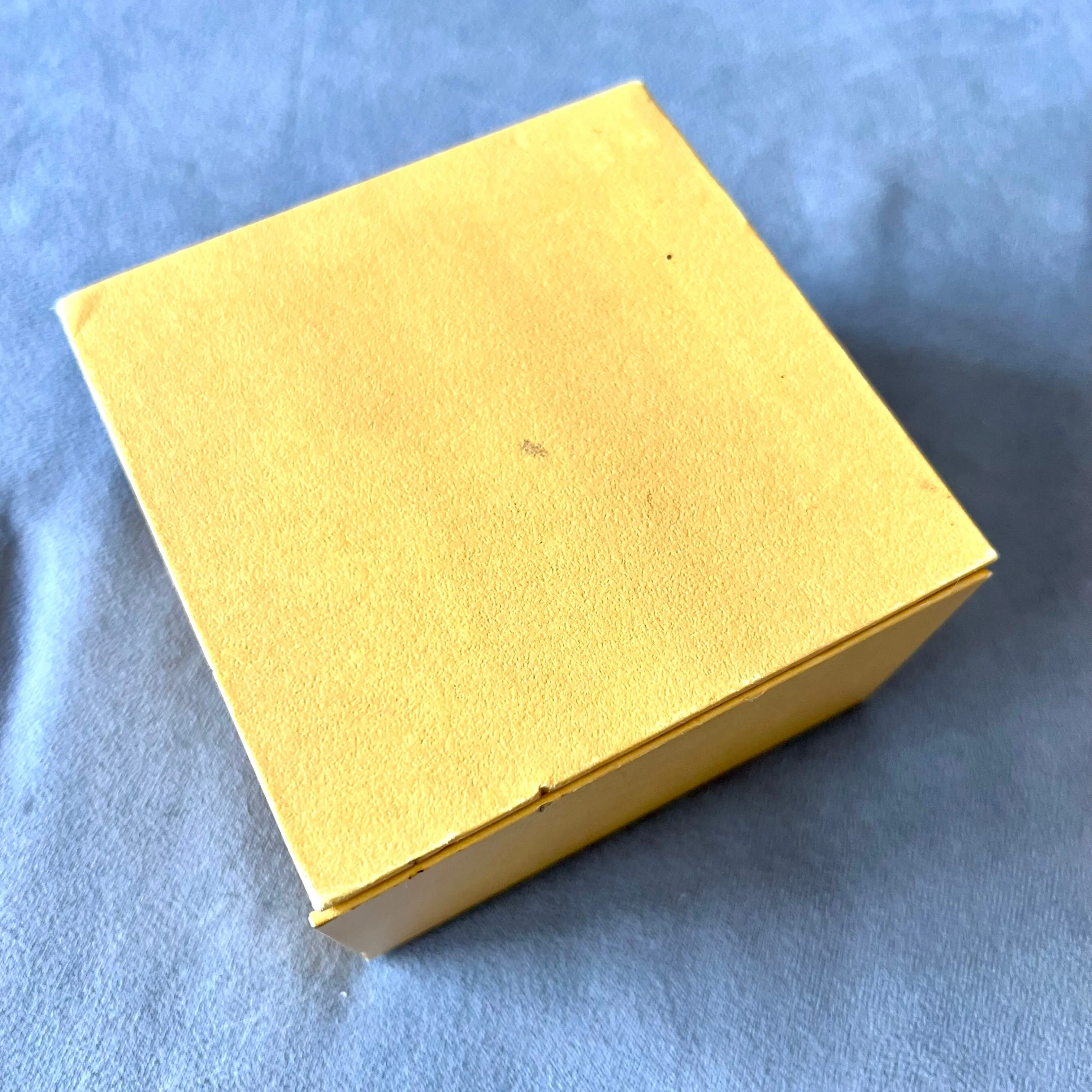 FENDI Yellow Box 4x4x2 inches