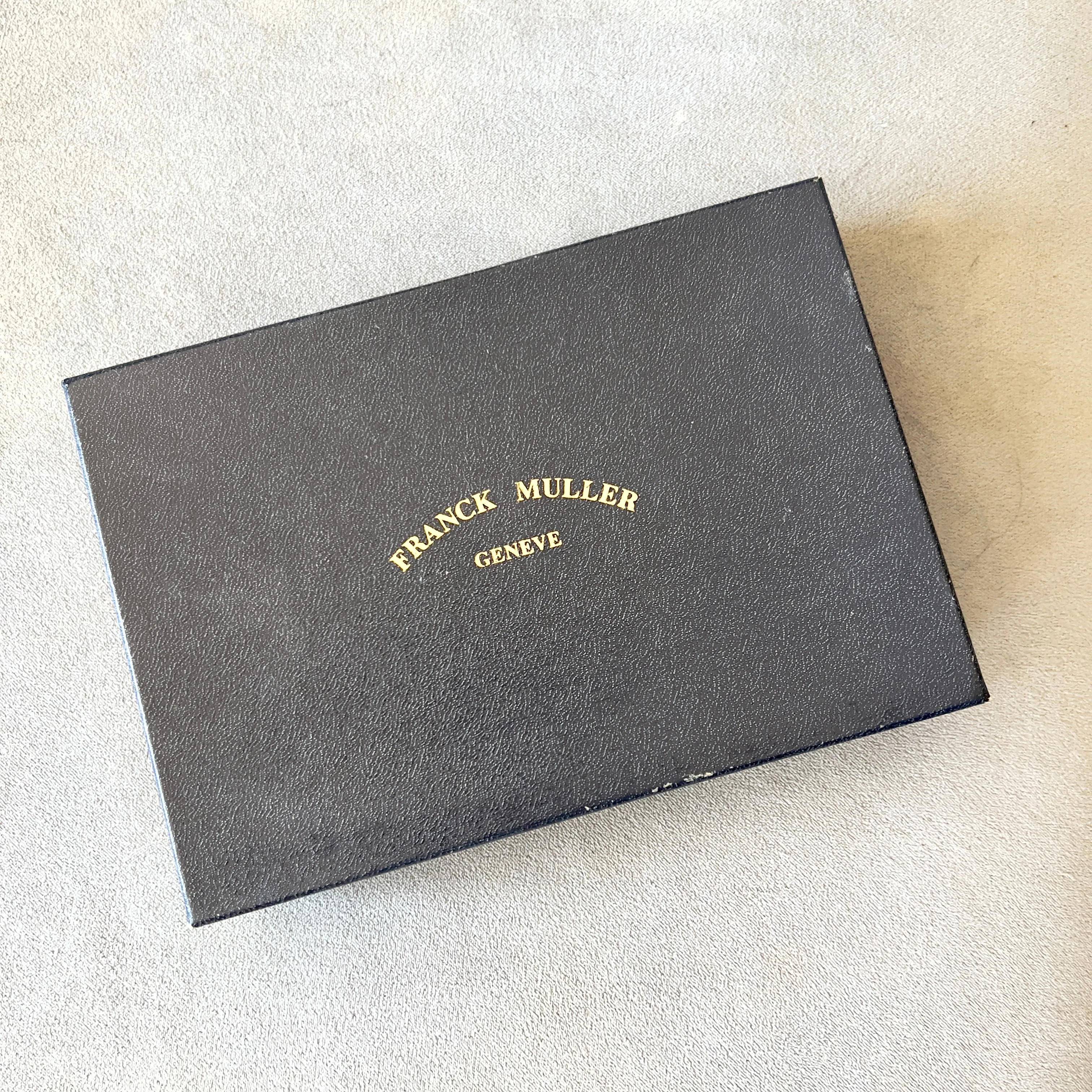 FRANCK MULLER Blue Goods Box 7x4.75x1.5 inches