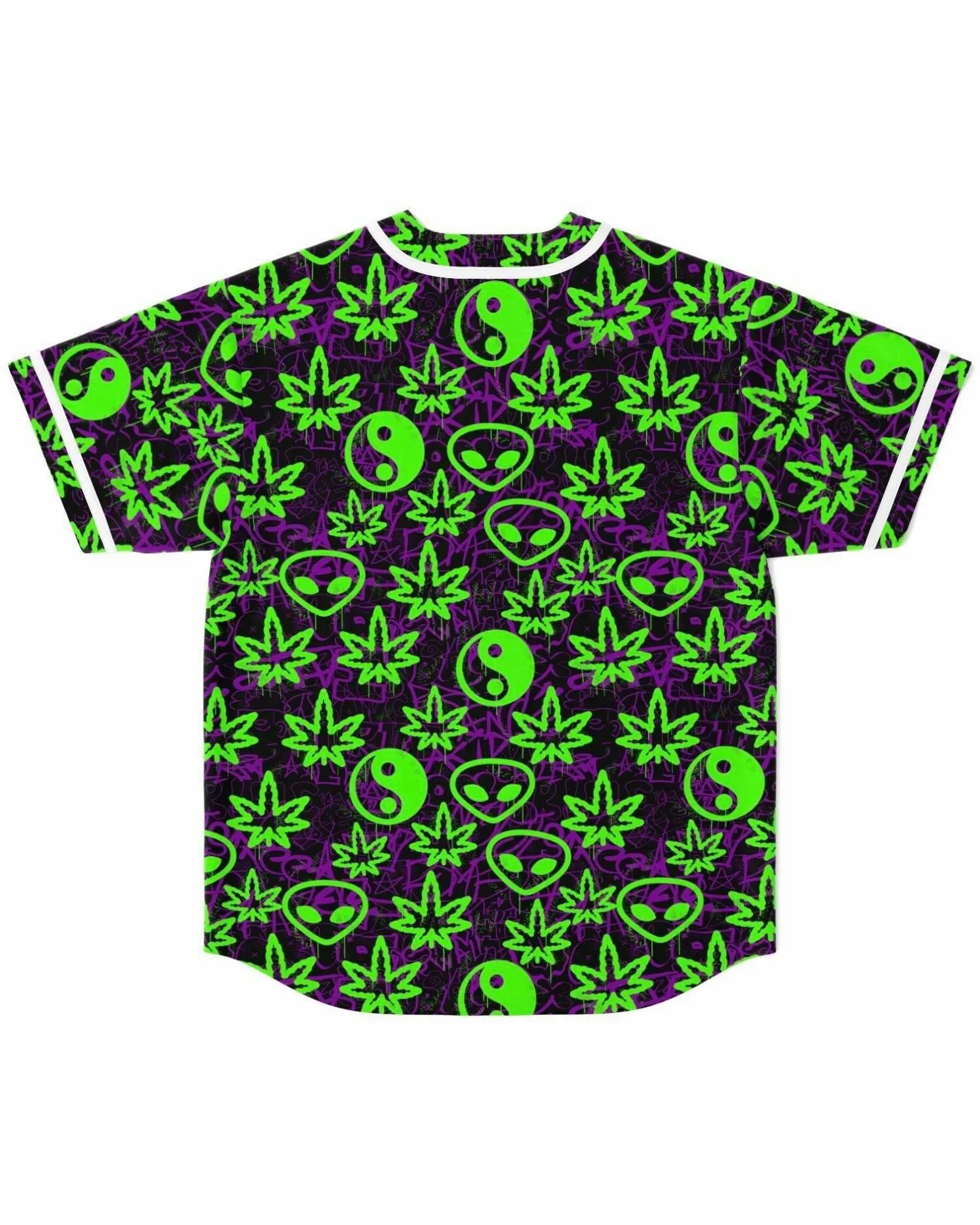 Ganja Graffiti Baseball Jersey