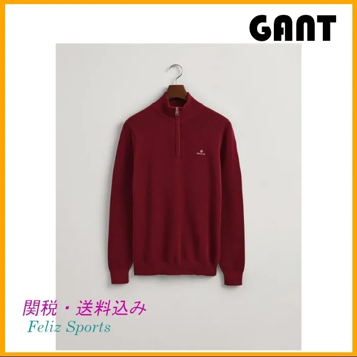 GANT  |Unisex Street Style Long Sleeves Sweatshirts