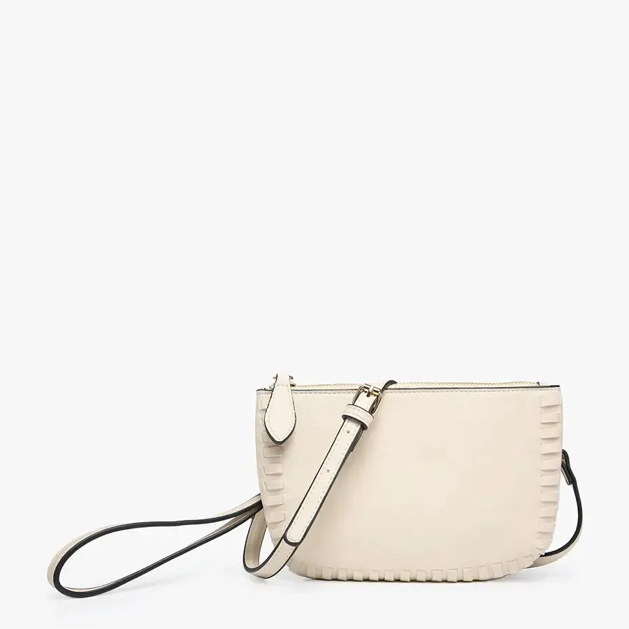 In the Details Compartment Whipstitch Crossbody