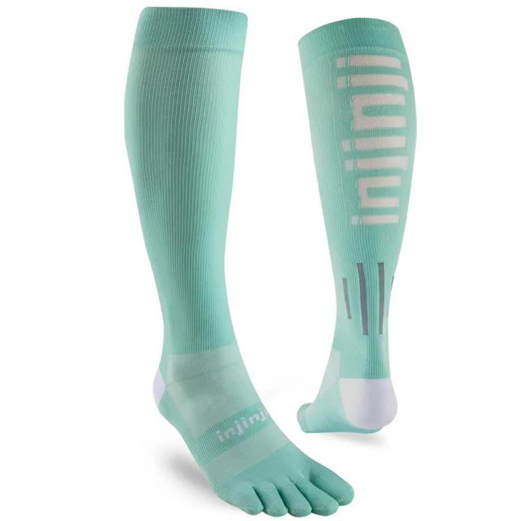 Injinji Compression Womens Lightweight OTC Calf Compression Running Socks