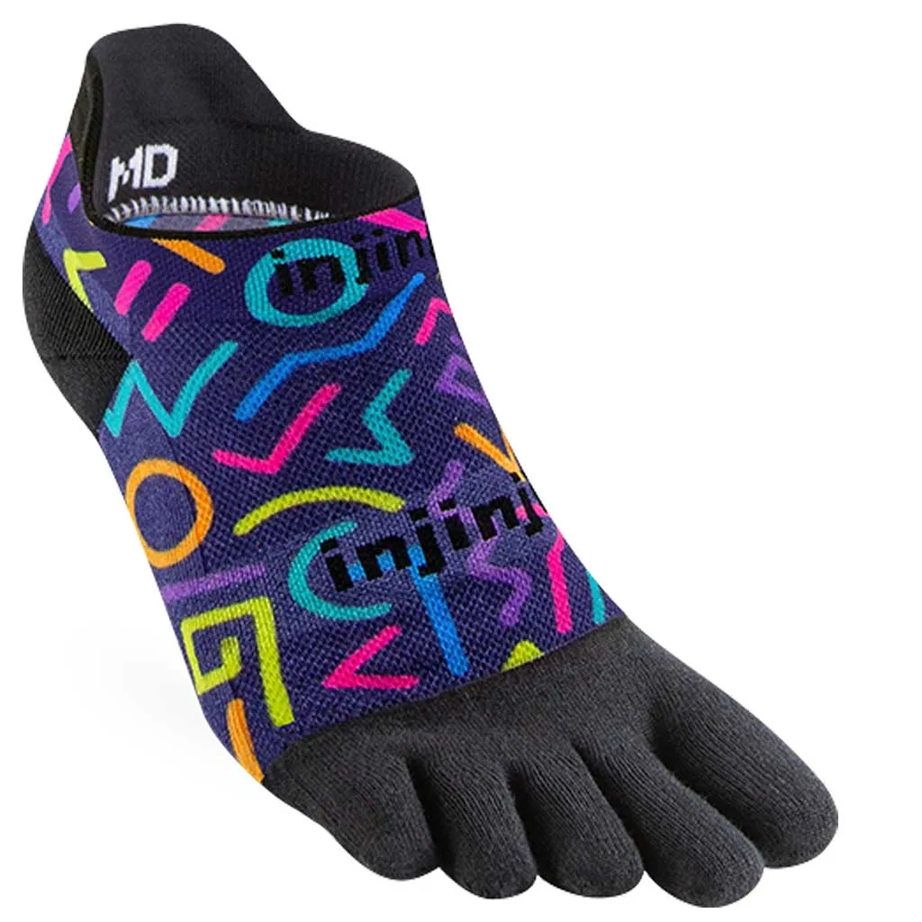 Injinji SPECTRUM RUN Lightweight No-Show Running Socks