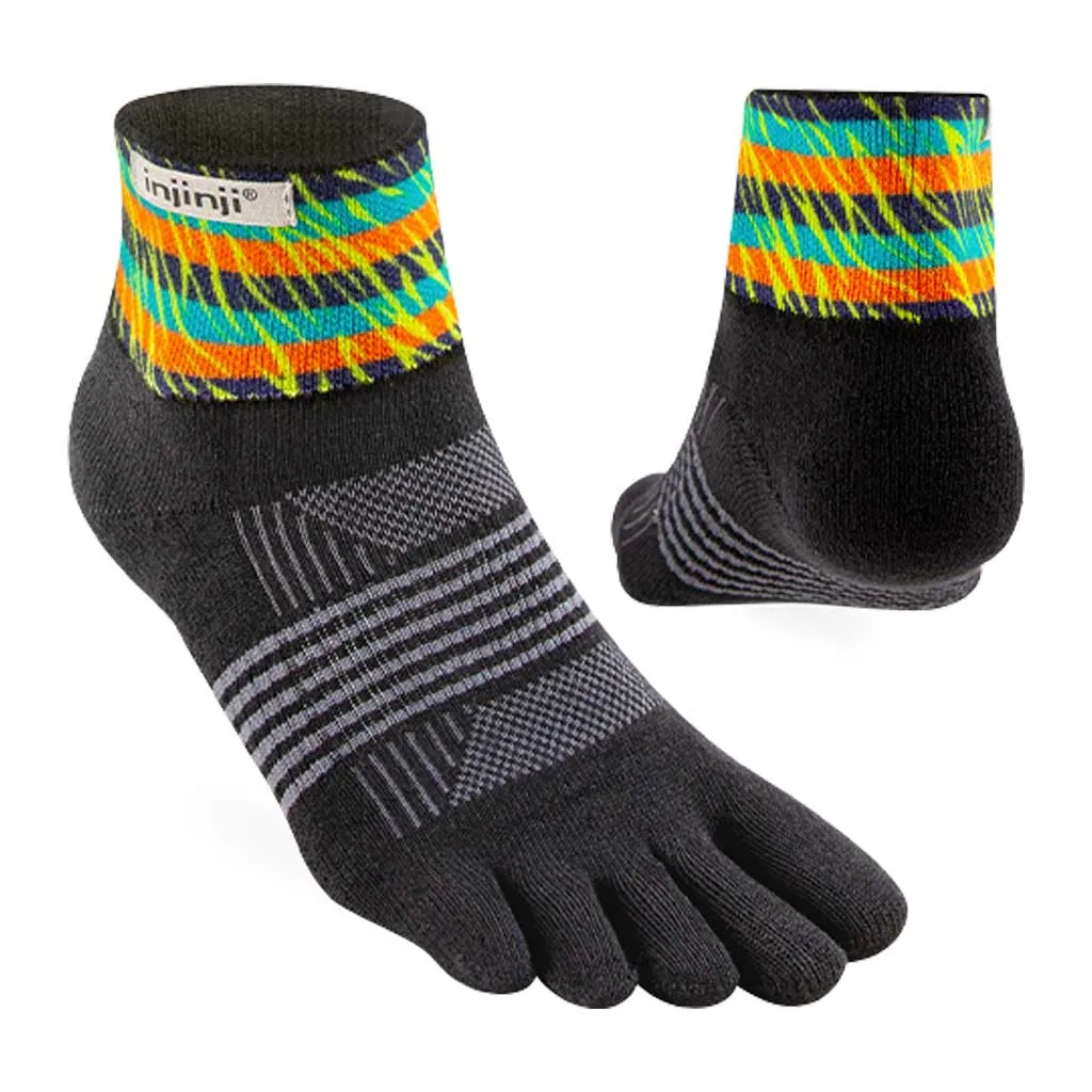 Injinji Spectrum Trail Midweight Mini-Crew Running Socks