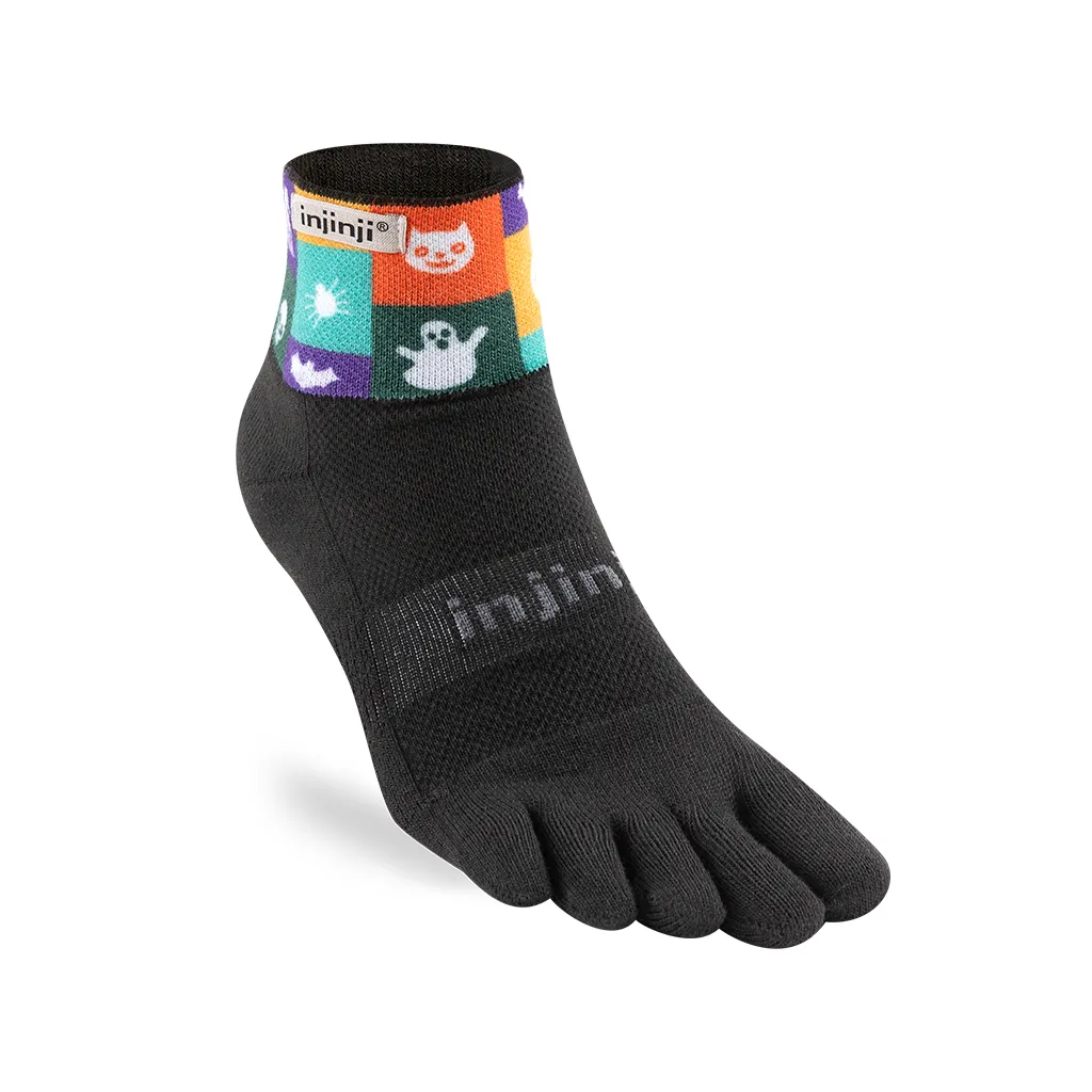 Injinji Spectrum Trail Midweight Mini-Crew Running Socks