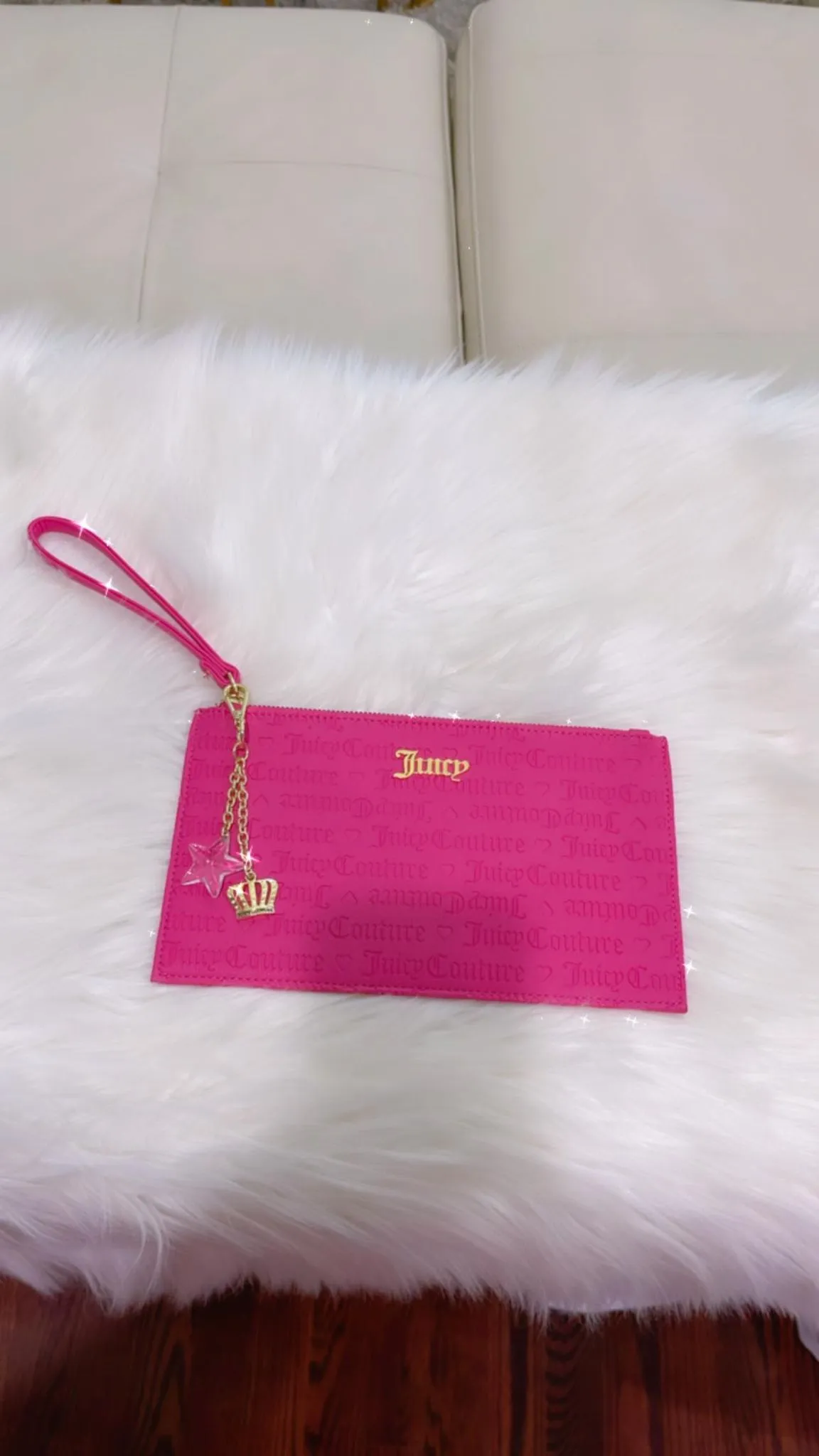 JC Pink wristlet