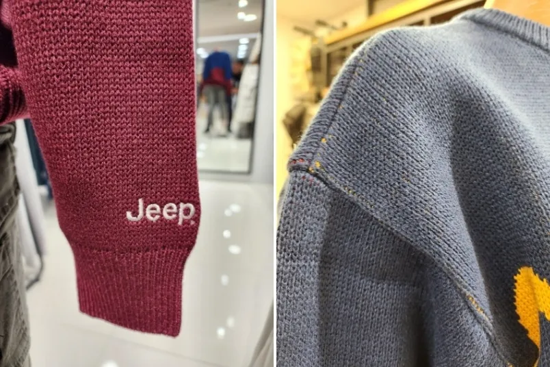 JEEP  |Unisex Wool Street Style Long Sleeves Sweaters