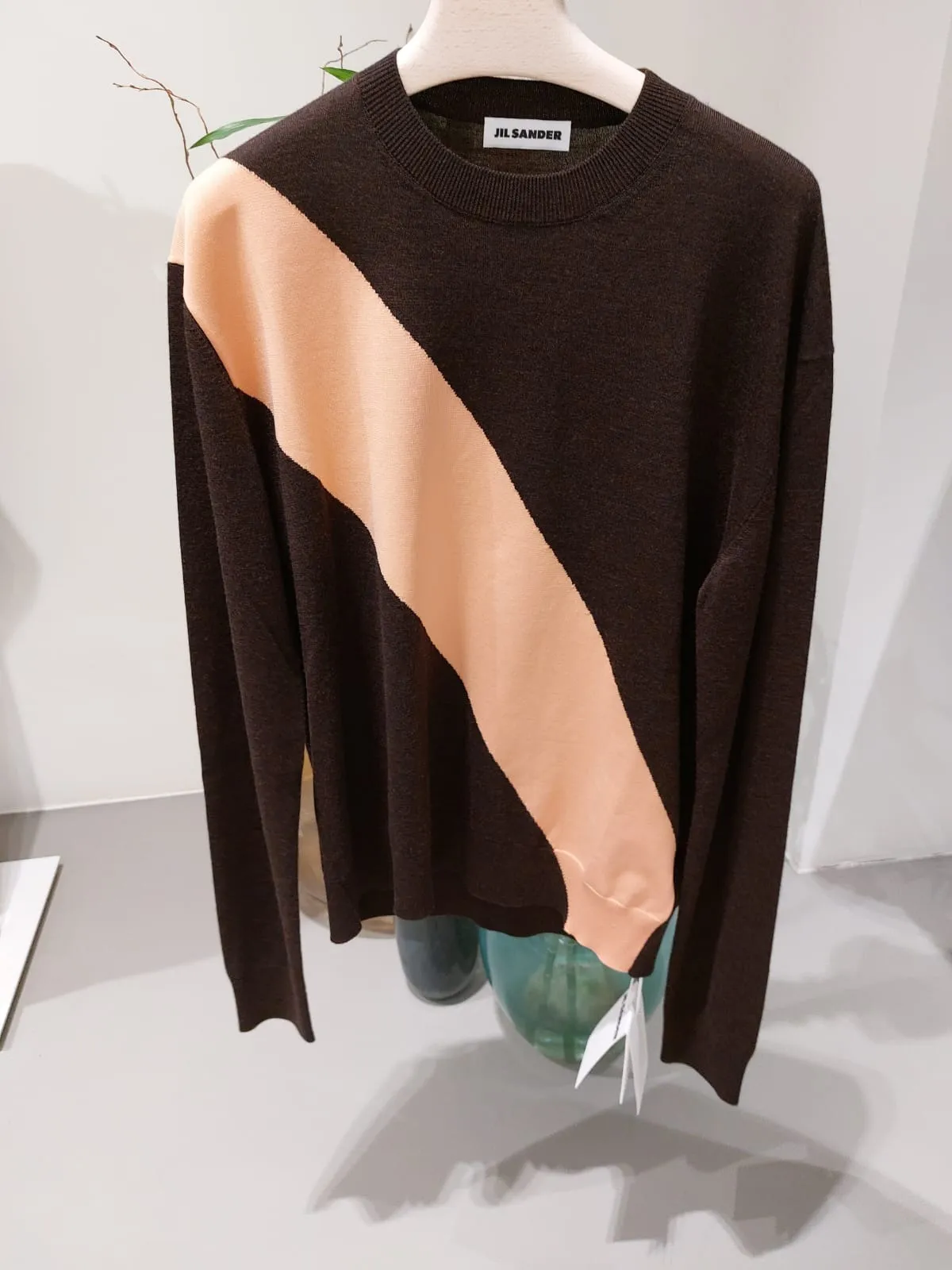 Jil Sander  |Crew Neck Long Sleeves Designers Outlet Sweaters