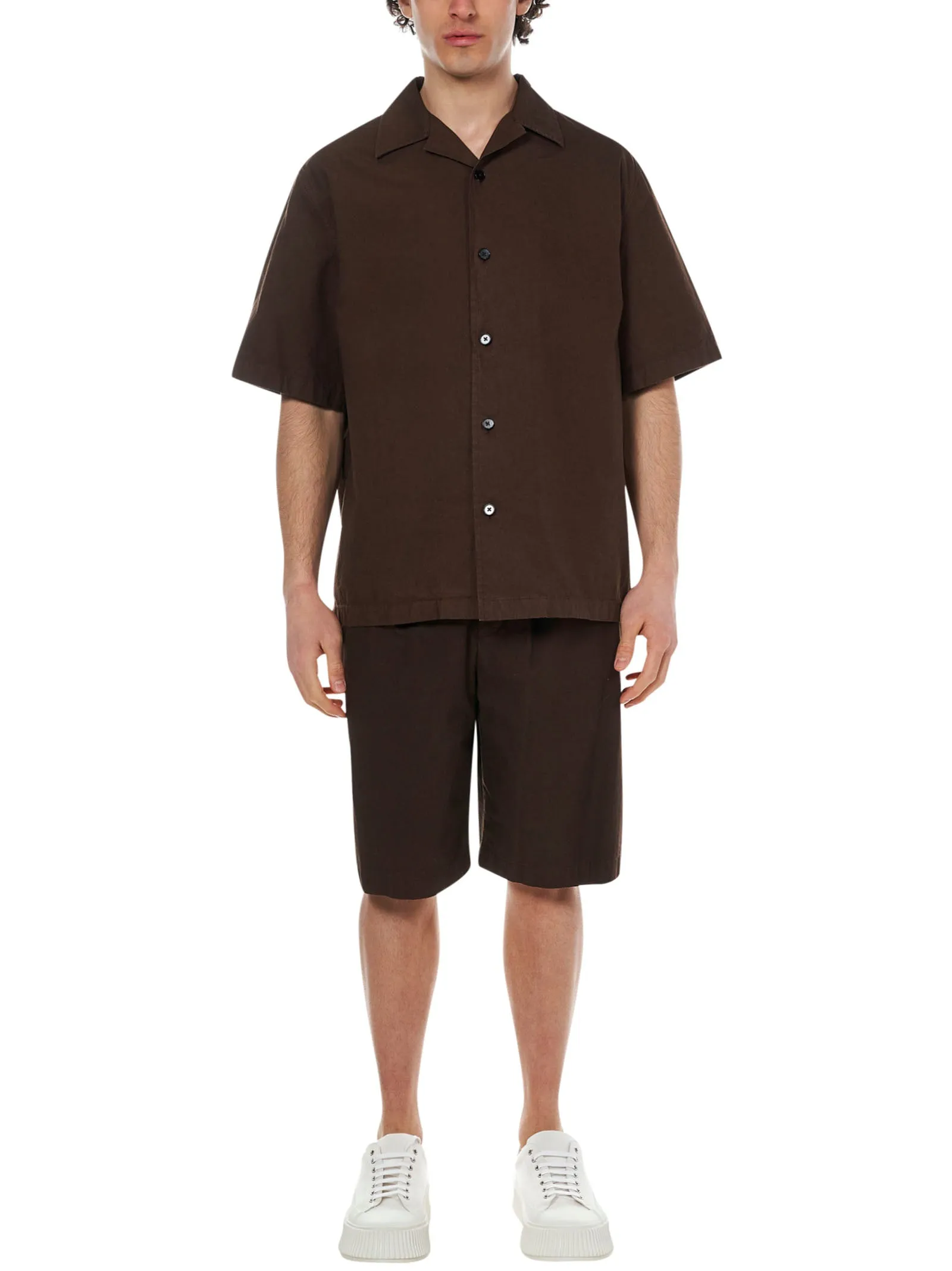 Jil Sander High-Waist Knee-Length Shorts