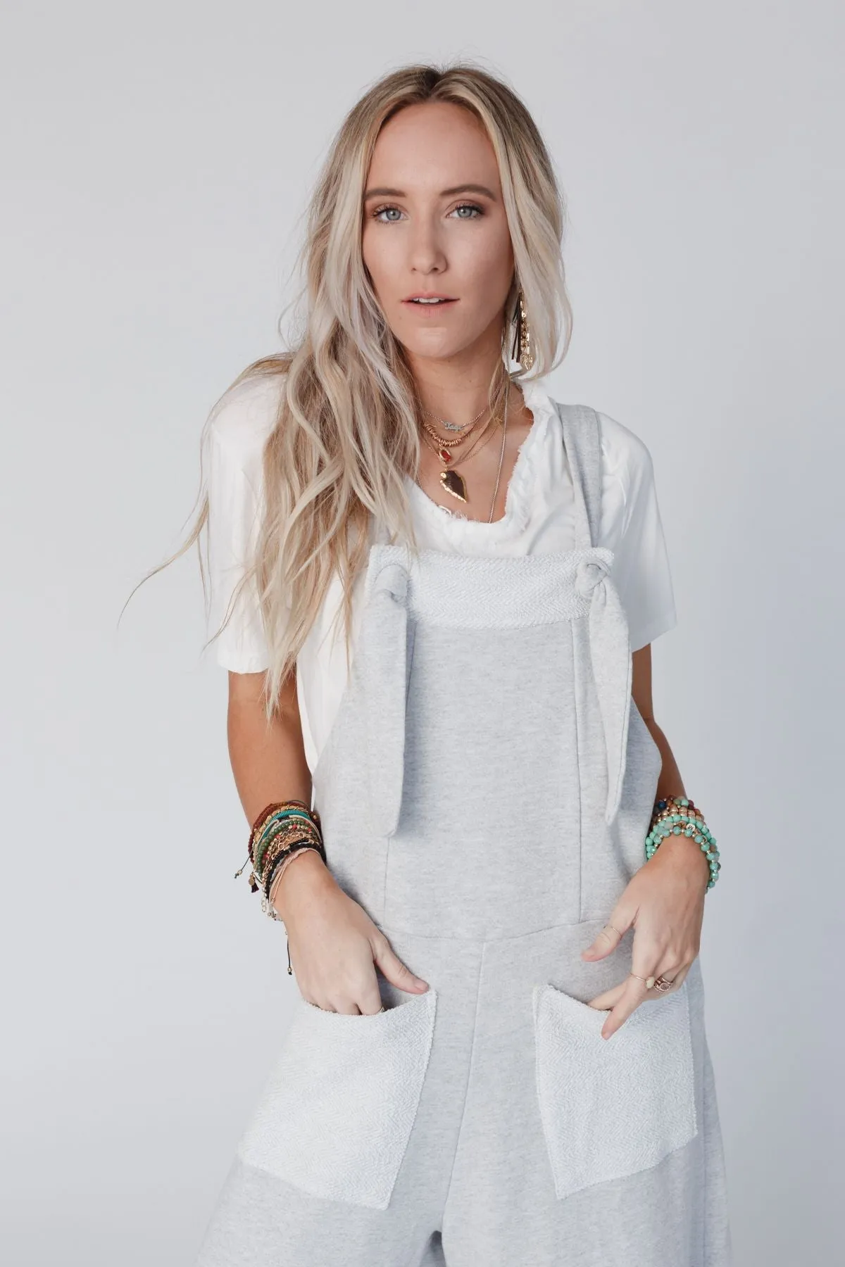 Jodi Jumpsuit - Light Gray