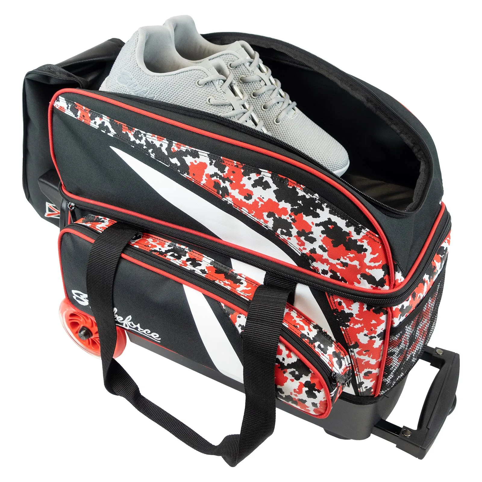 KR Strikeforce Cruiser Smooth 2 Ball Roller Red/Camo Bowling Bag