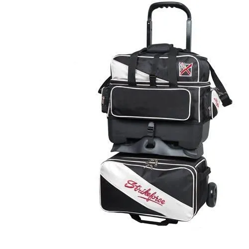 KR Strikeforce Fast 4 Ball Roller Bowling Bag Black/White