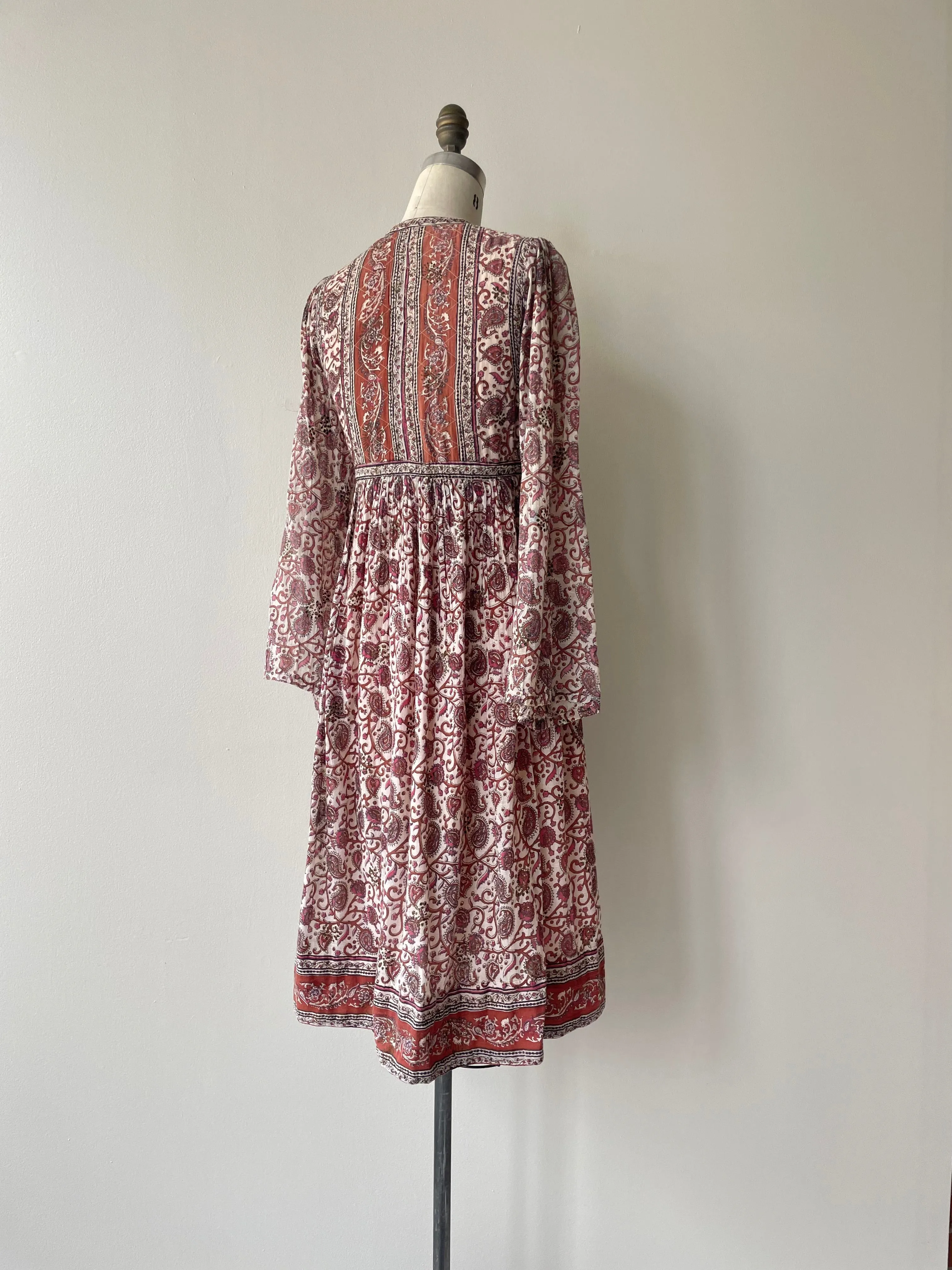 Lady Tara Indian Cotton Dress | 1970s