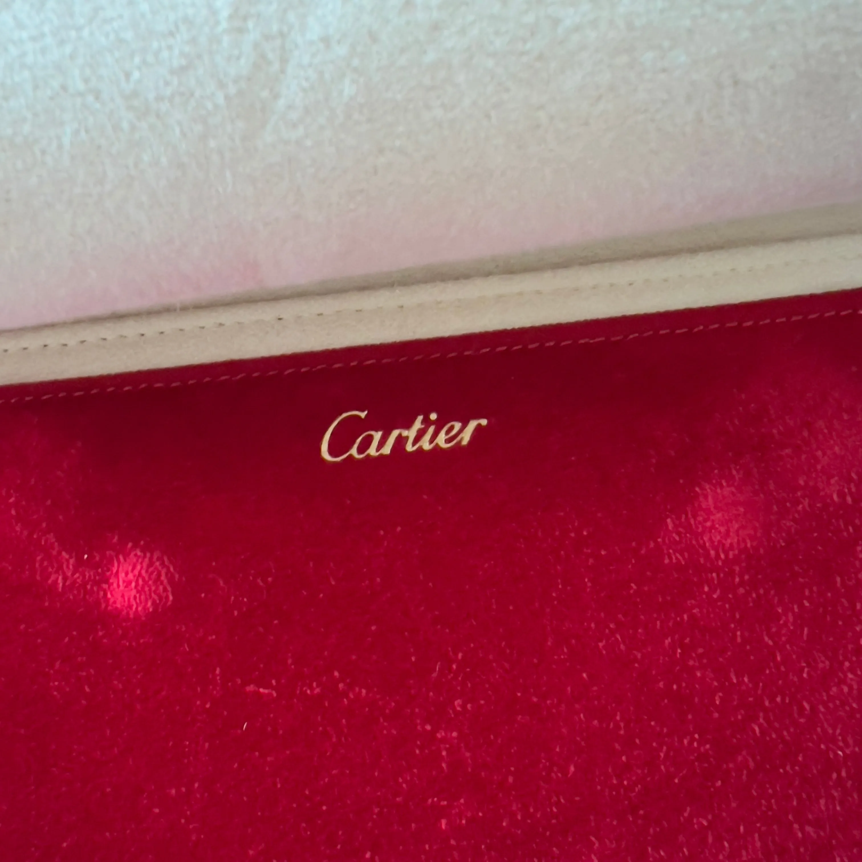 Large CARTIER Necklace Pouch