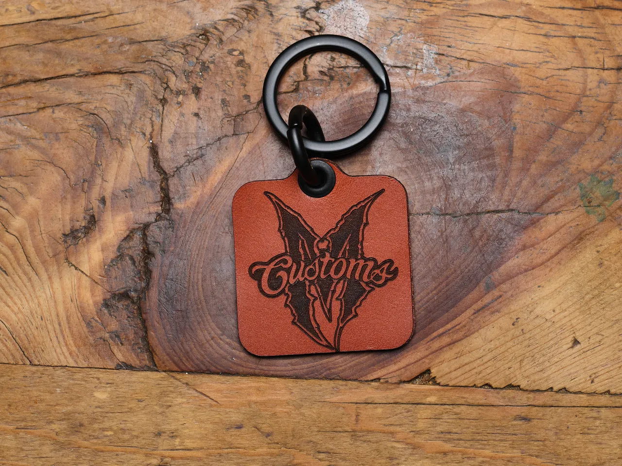 Leather Key Chains- Square Shape