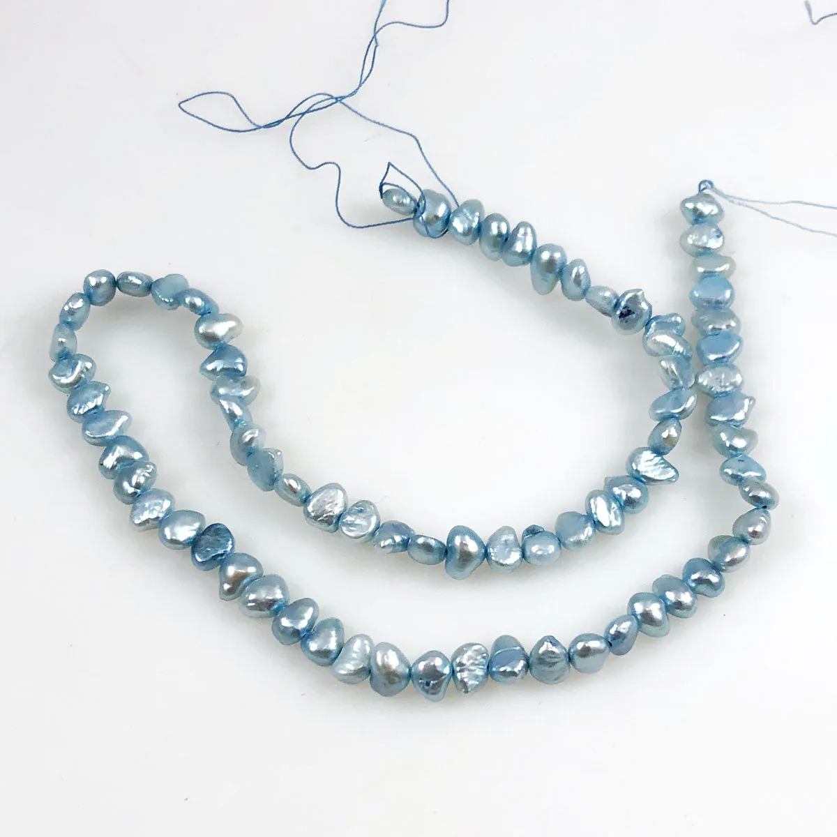 Light Blue Freshwater Pearl Strand