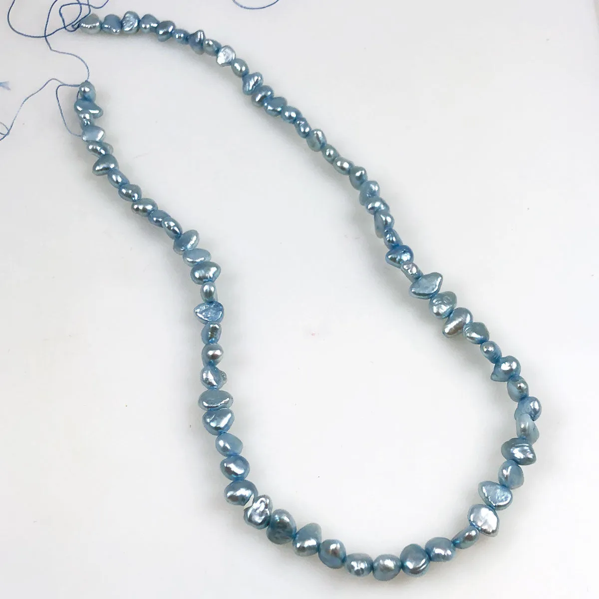 Light Blue Freshwater Pearl Strand