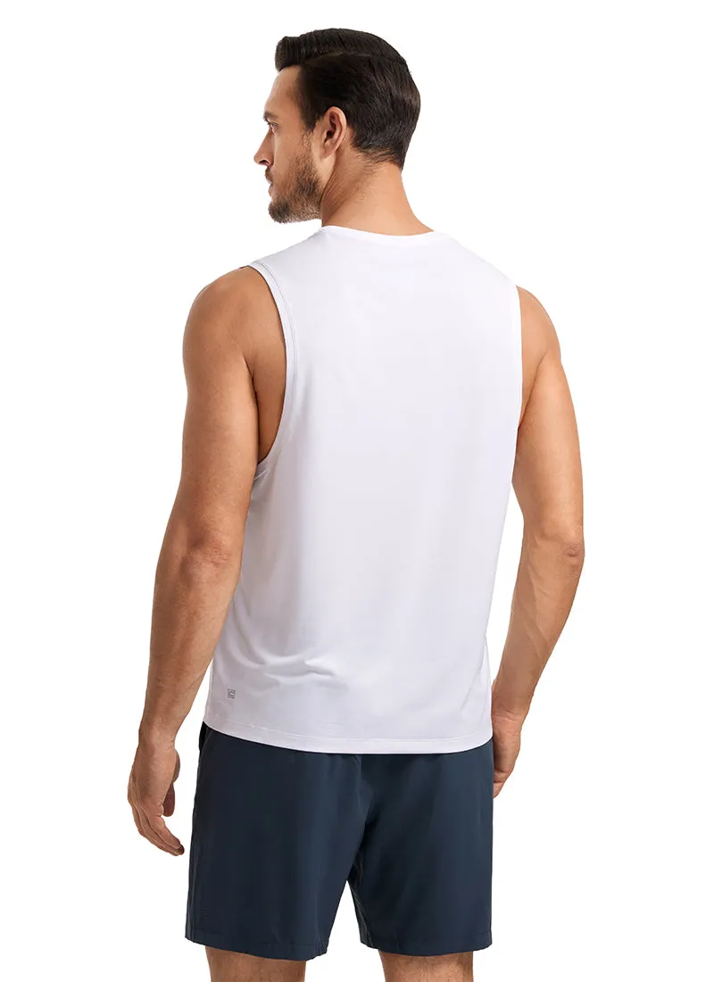 Lightweight Quick Dry Tank Tops Round Neck