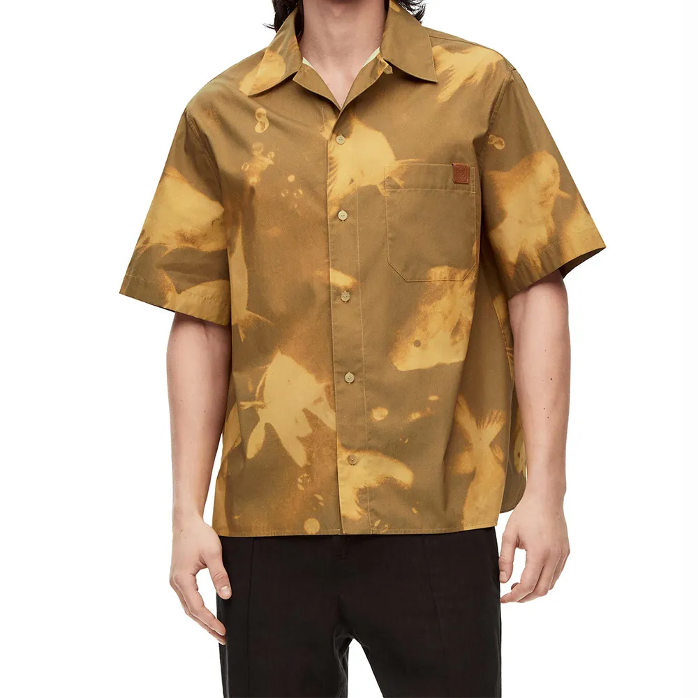 LOEWE  |Fish bowling shirt in cotton