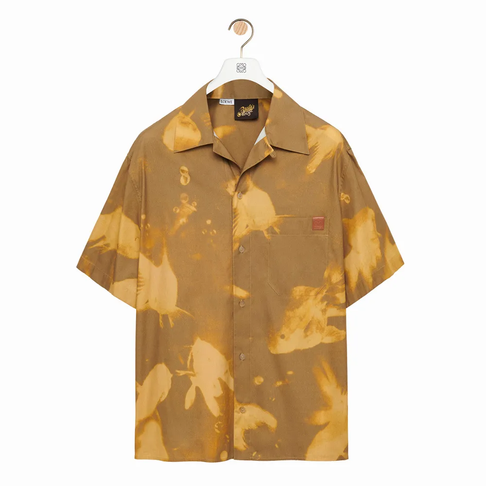 LOEWE  |Fish bowling shirt in cotton