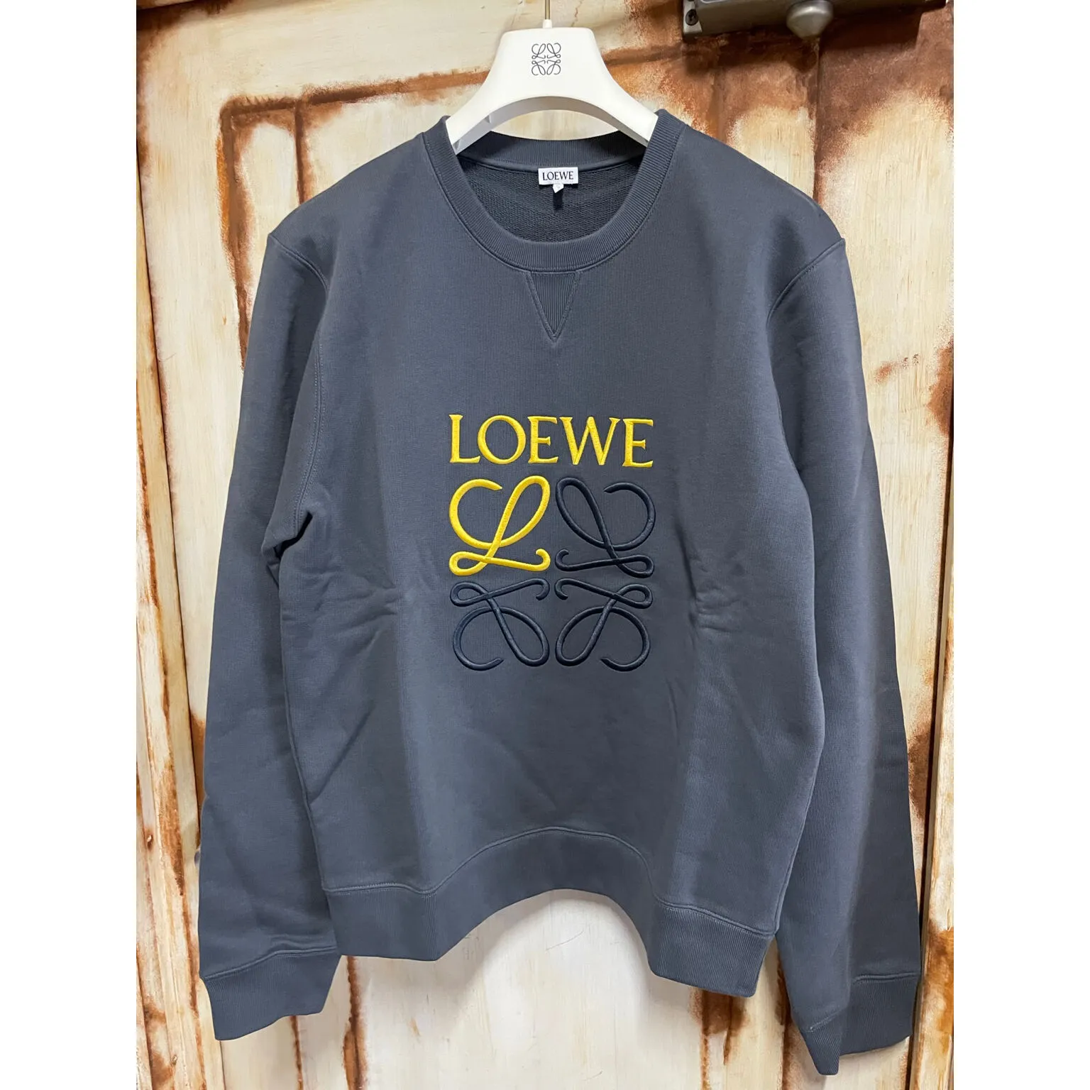 LOEWE  |Street Style Long Sleeves Cotton Luxury Sweatshirts