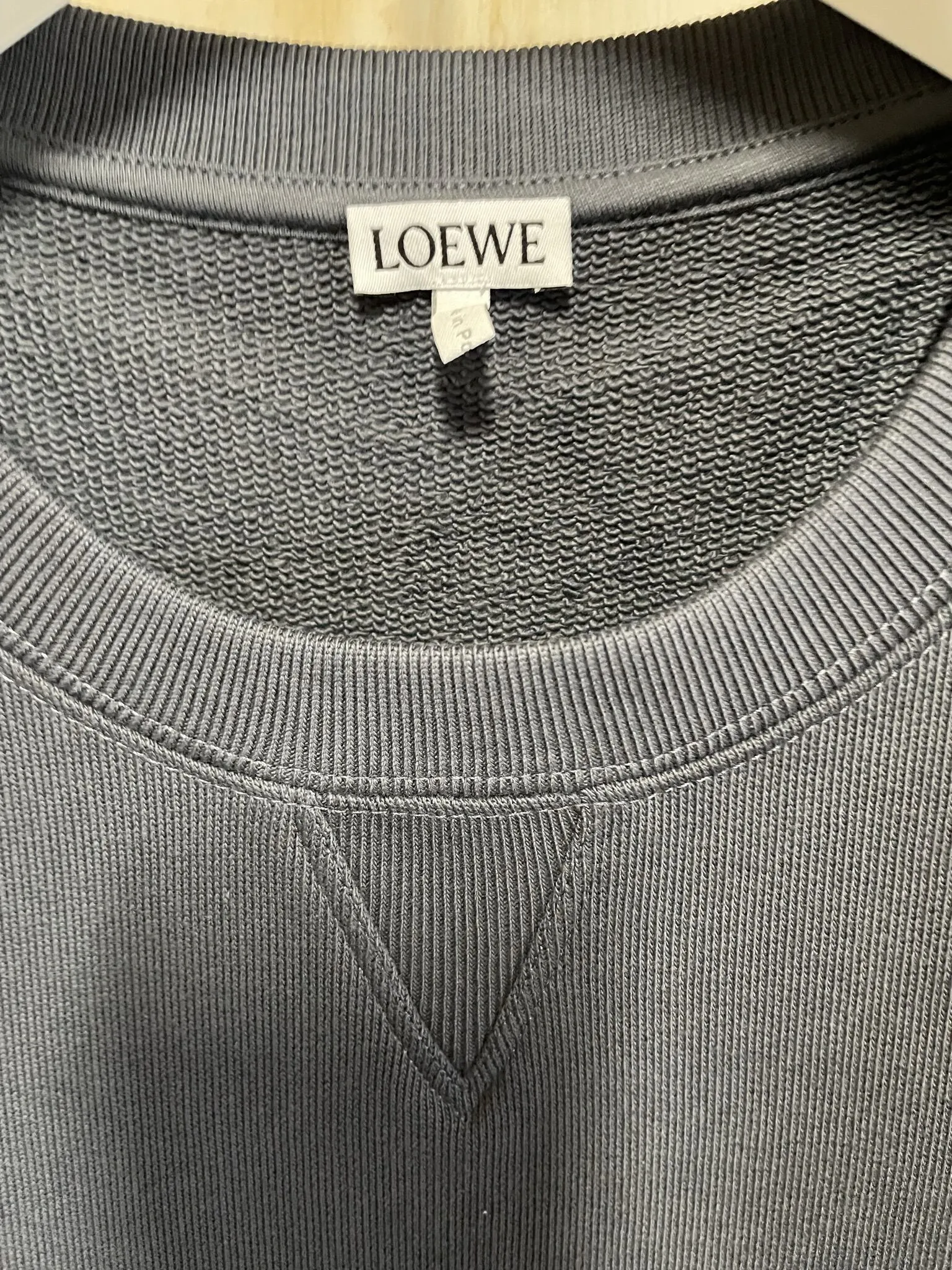 LOEWE  |Street Style Long Sleeves Cotton Luxury Sweatshirts