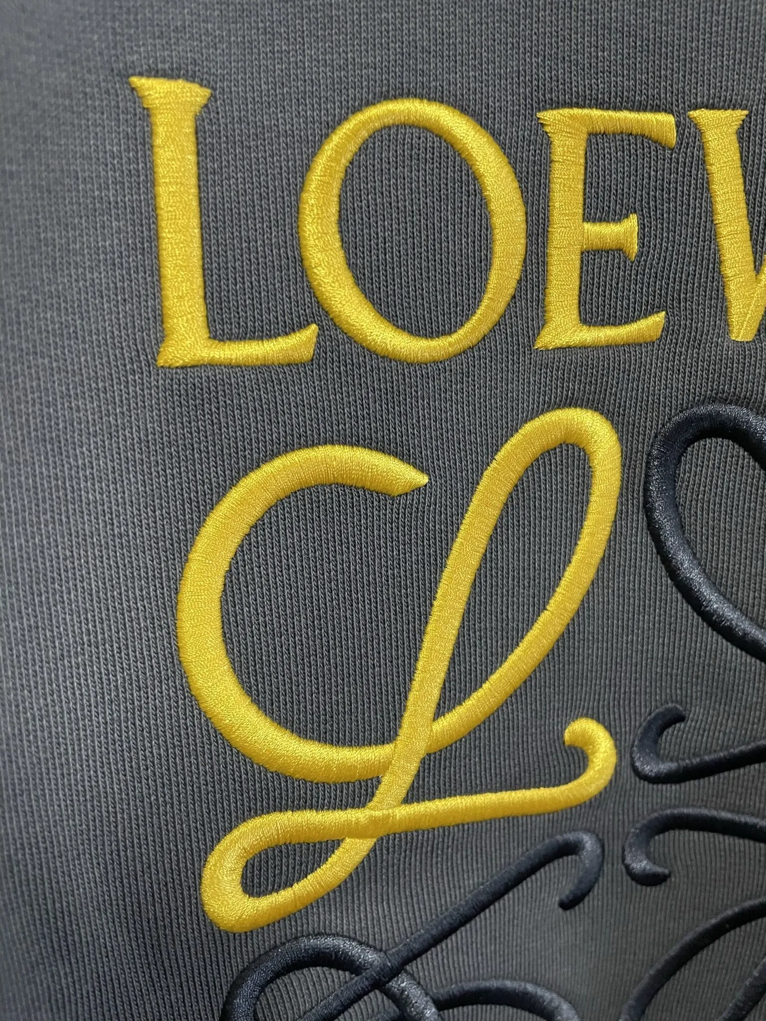 LOEWE  |Street Style Long Sleeves Cotton Luxury Sweatshirts