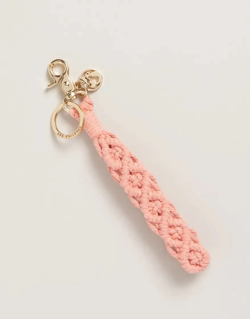 Macrame Wristlet Keychain