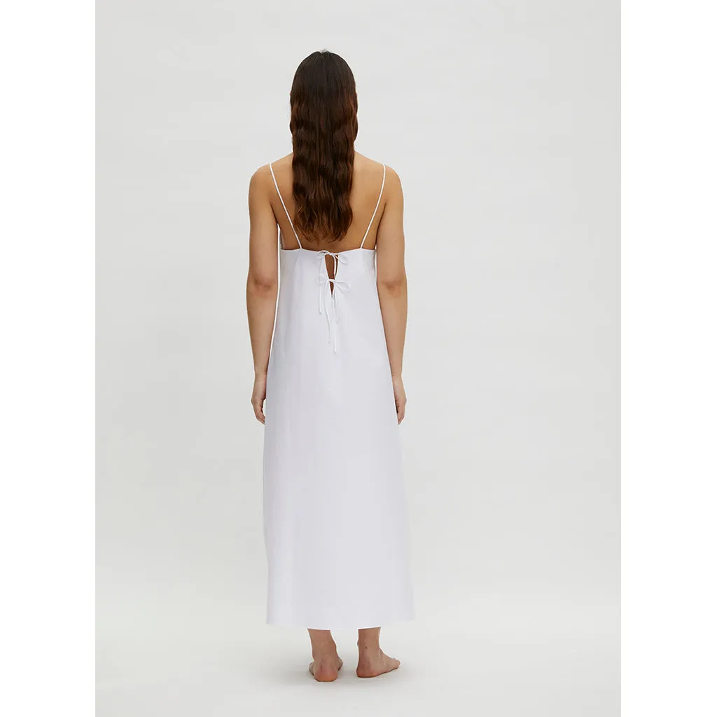 Maison Essentiele Vintage Maxi Dress Off White