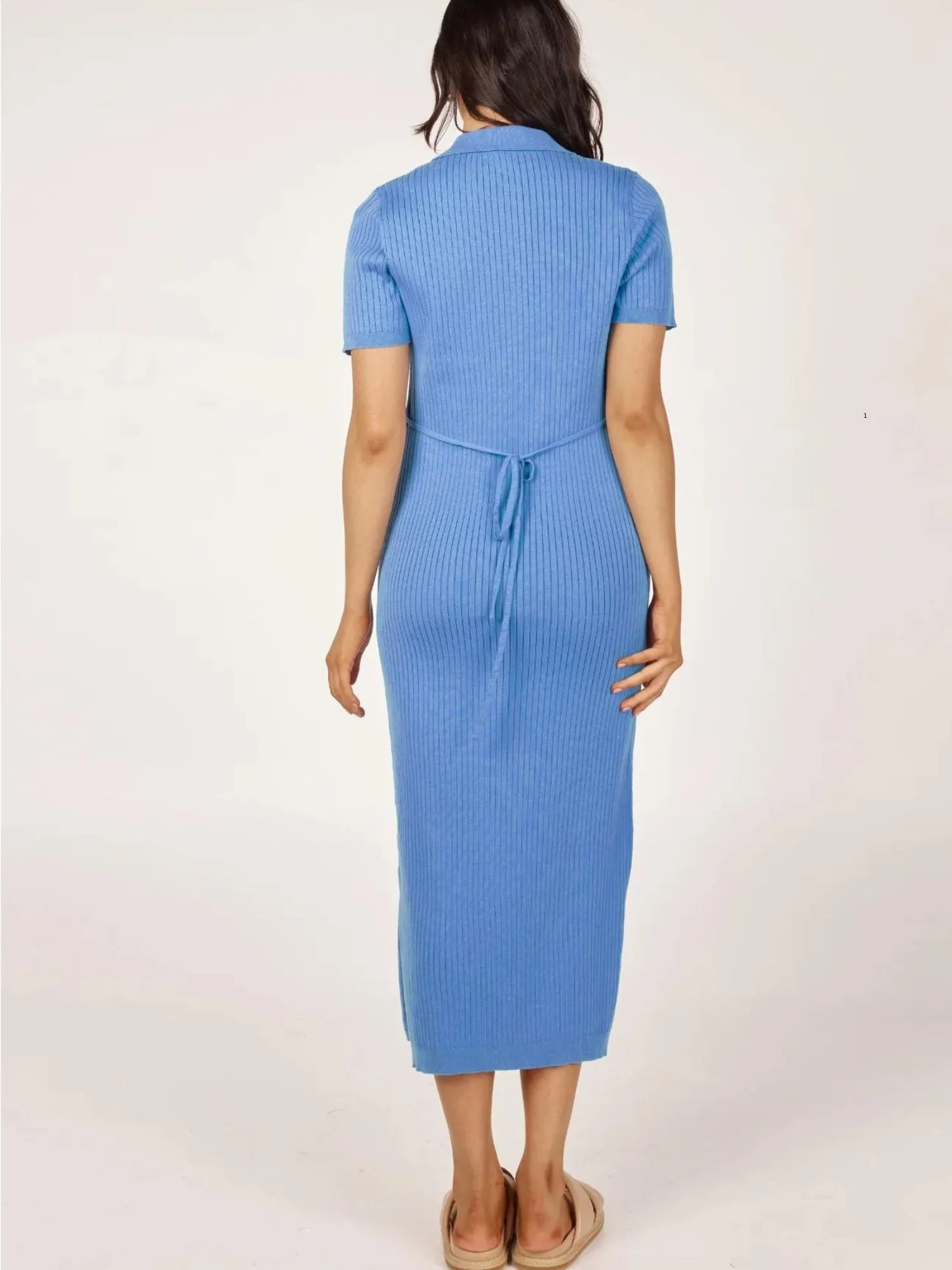 Melina Midi Dress | Ocean Blue