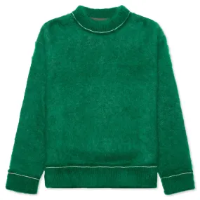 Mohair Knit Pullover - Green