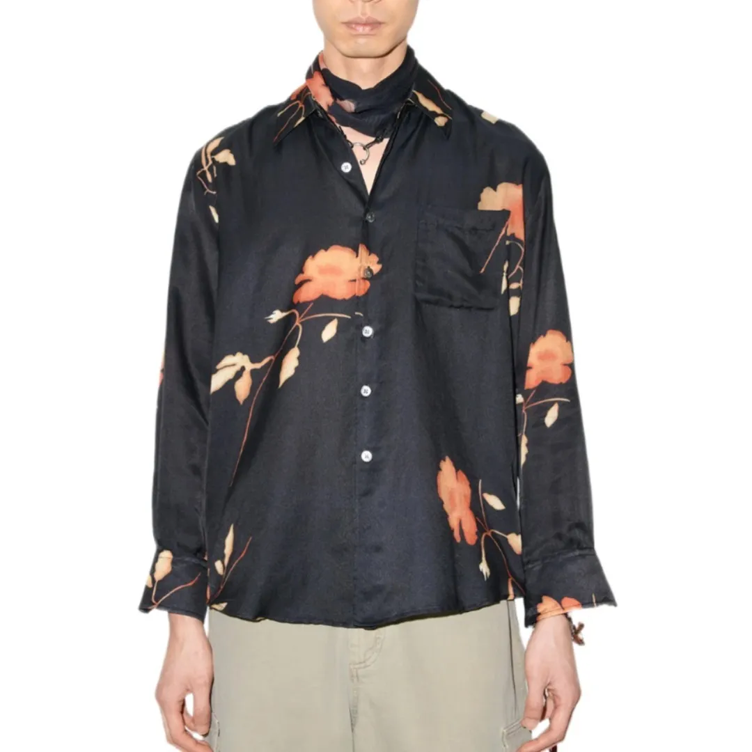 OUR LEGACY  |Flower Patterns Long Sleeves Shirts