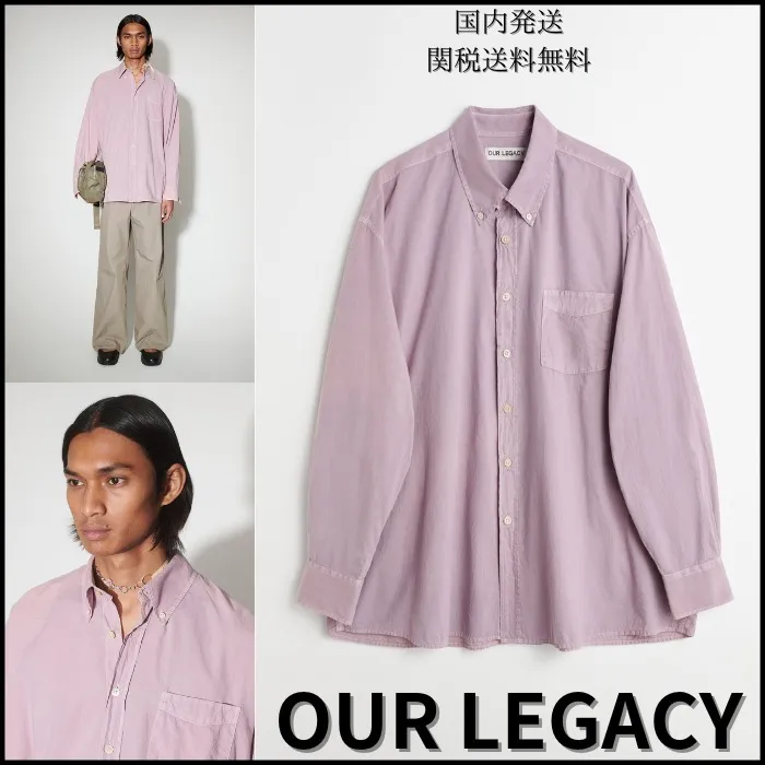 OUR LEGACY  |Street Style Long Sleeves Cotton Shirts