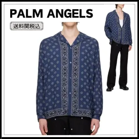 Palm Angels  |Street Style Long Sleeves Shirts