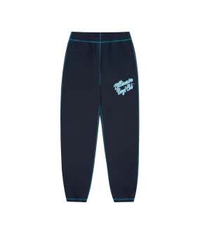 SCRIPT LOGO SWEATPANTS - NAVY