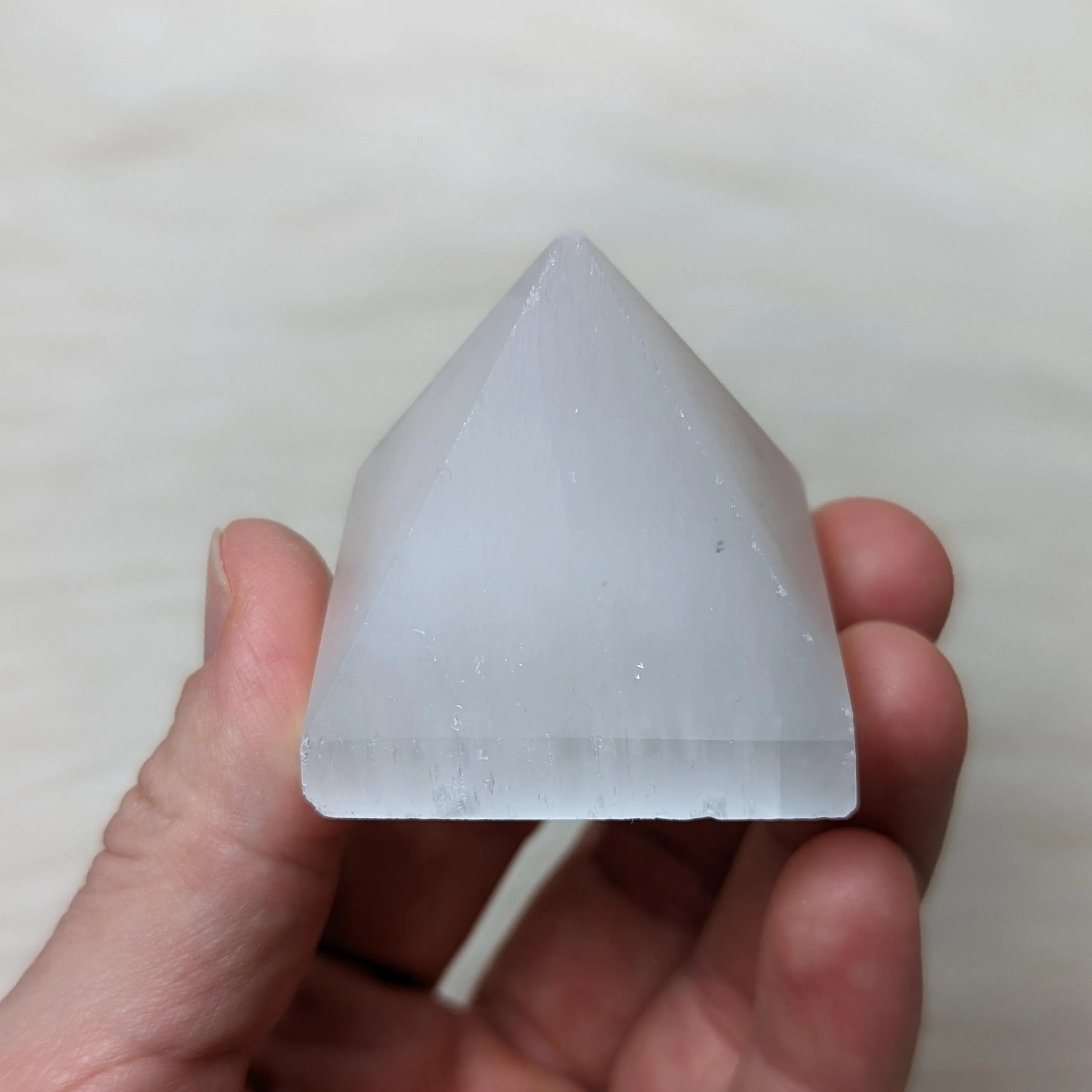 Selenite Pyramid~ The Stone of Accessing Angelic Realms!