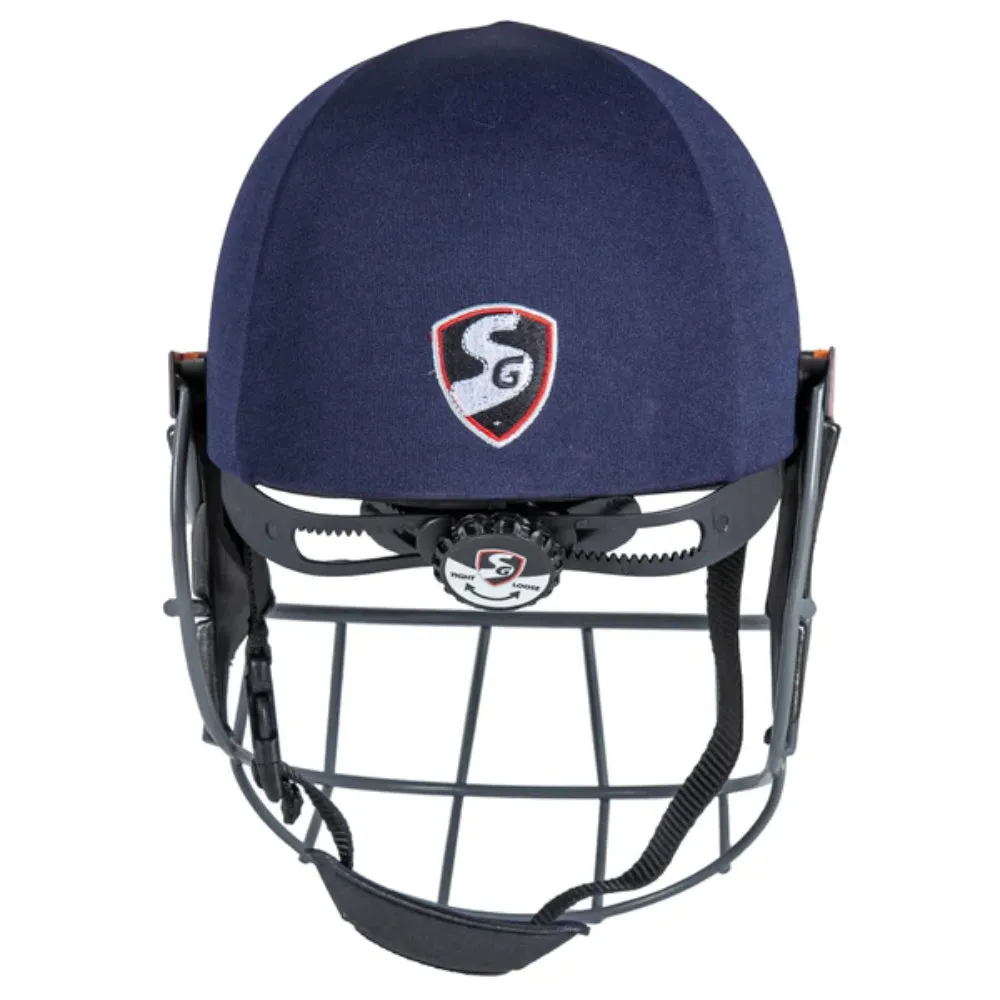 SG Aerotuff With Mild Steel Grill Cricket Helmet (Blue)